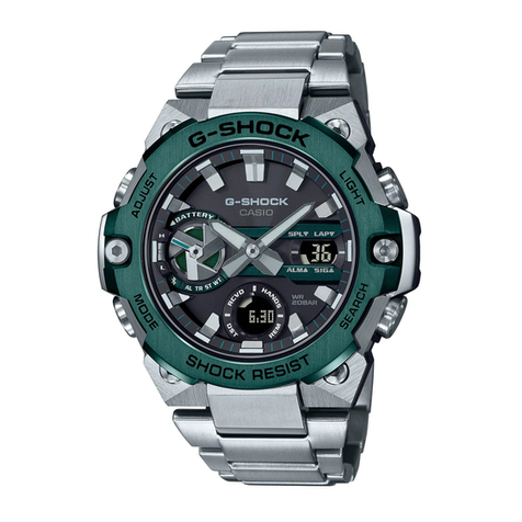 Casio G-Shock GST-B400 User manual