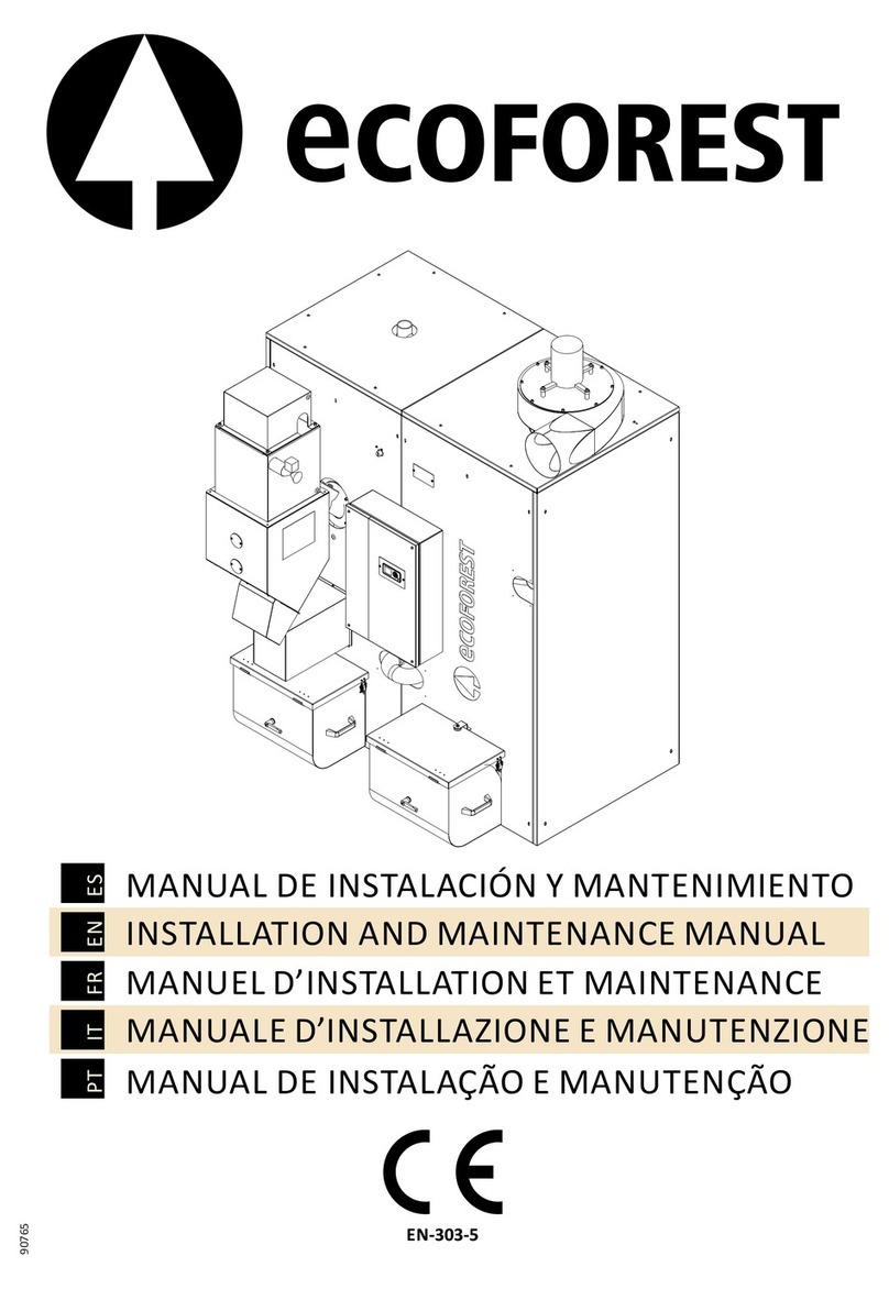ECOFOREST Vap 100 Installation and maintenance manual