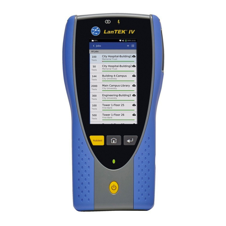 IDEAL Networks LanTEK IV User manual