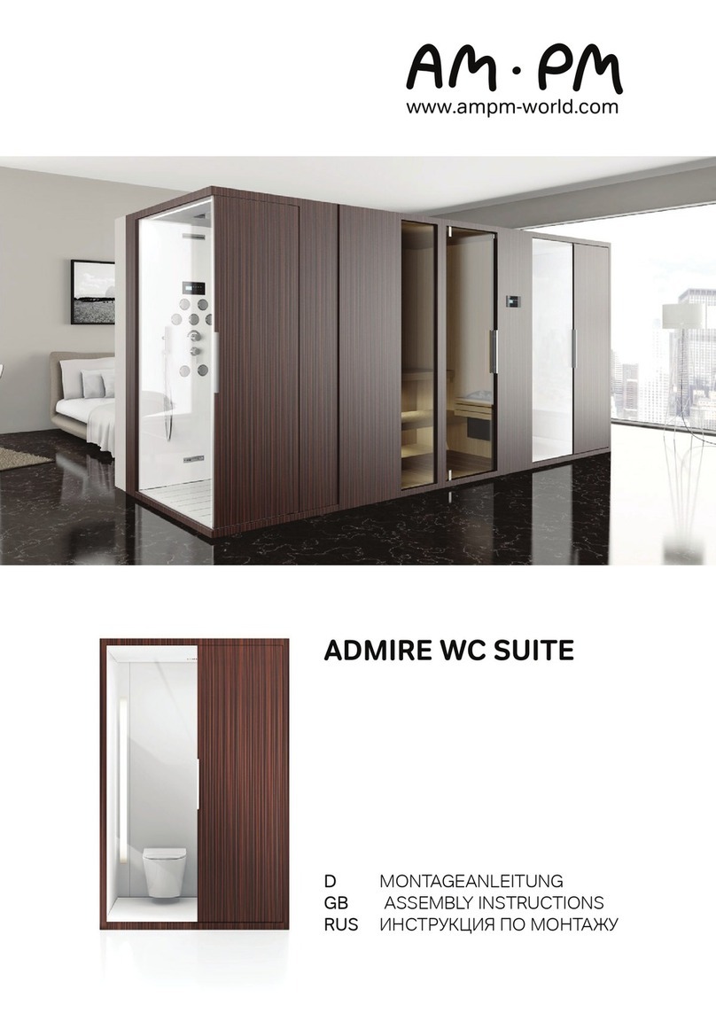 AM.PM ADMIRE WC SUITE Assembly instructions