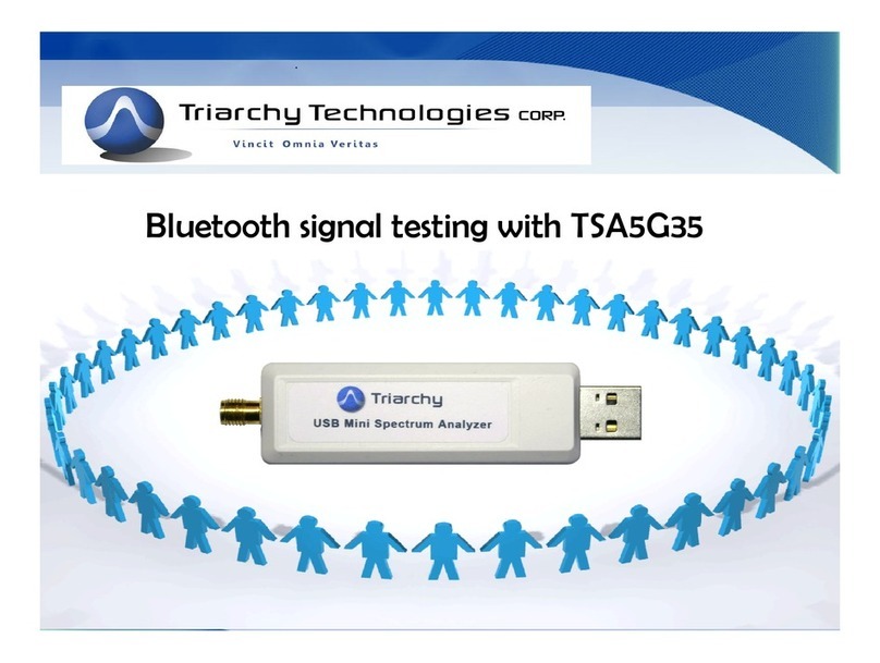 Triarchy Technologies TSA5G35 manual
