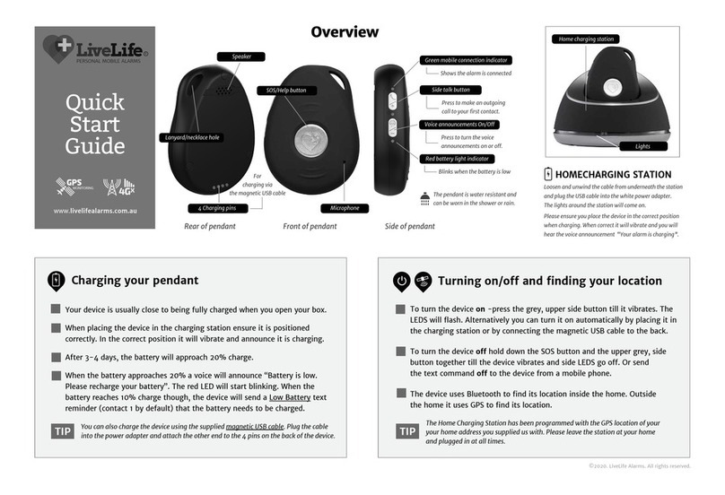 LiveLife 4GX User manual