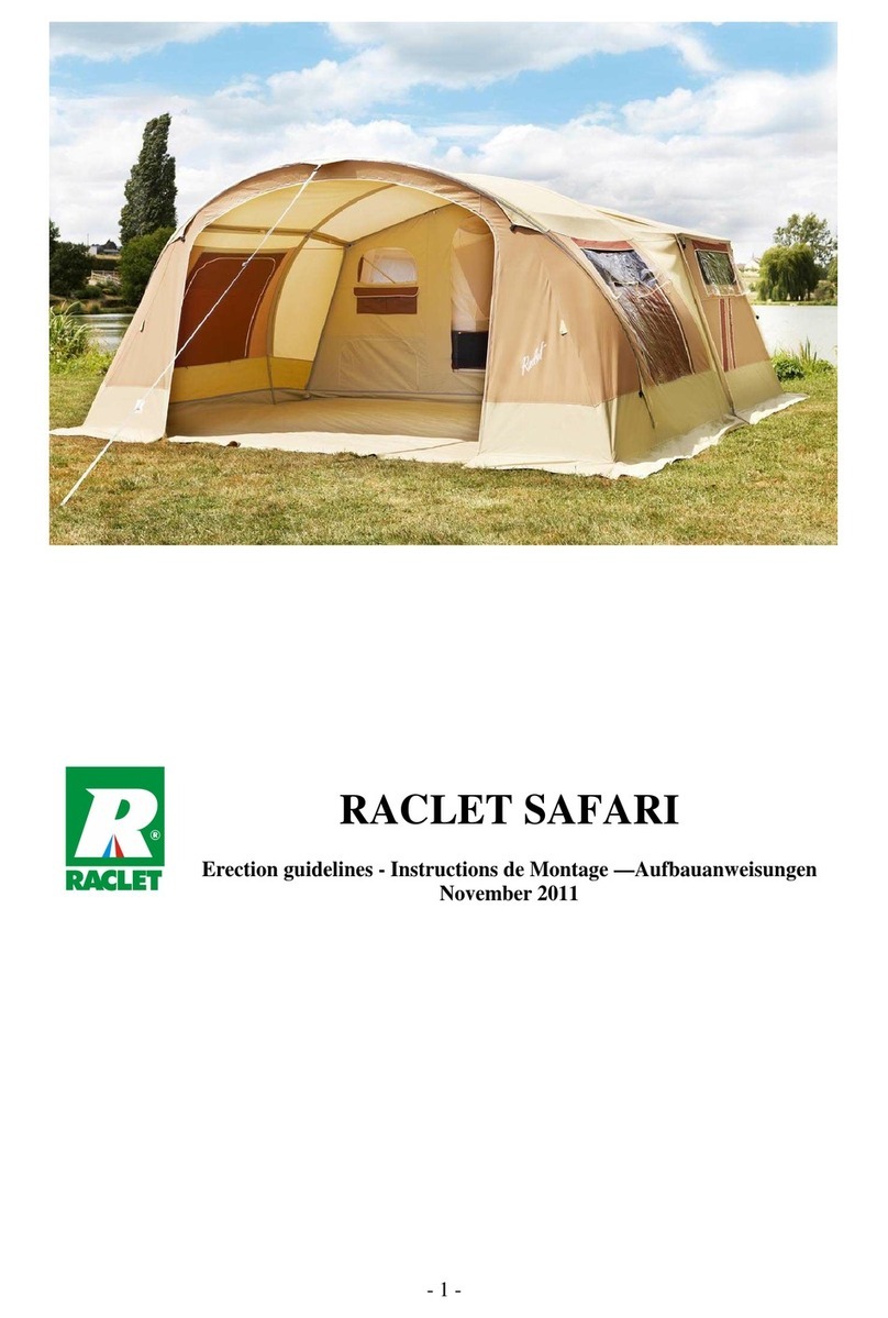 RACLET SAFARI Erection guidelines
