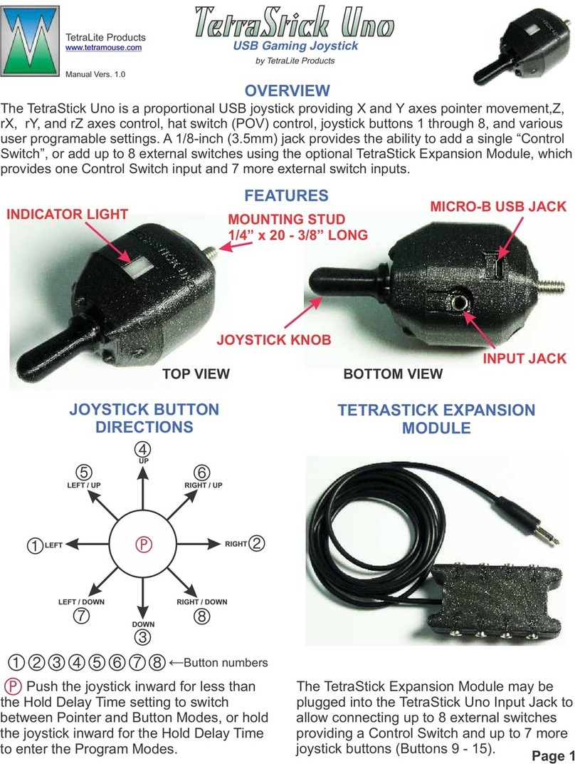 TetraLite TetraStick Uno User manual