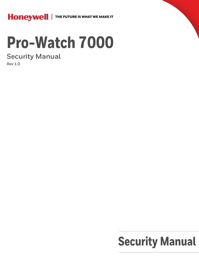 Honeywell Pro-Watch 7000 User manual