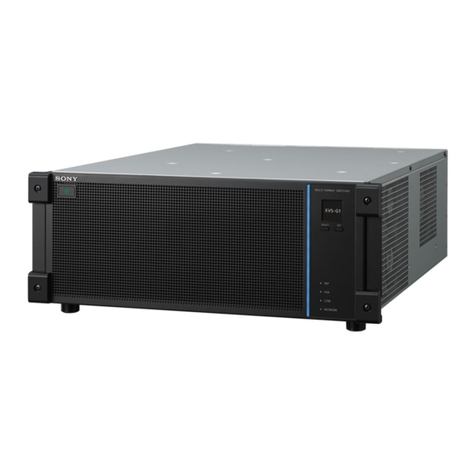Sony XVS-G1 user guide