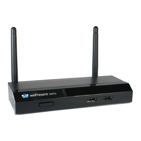 Barco WePresent WiPG-1000 user guide