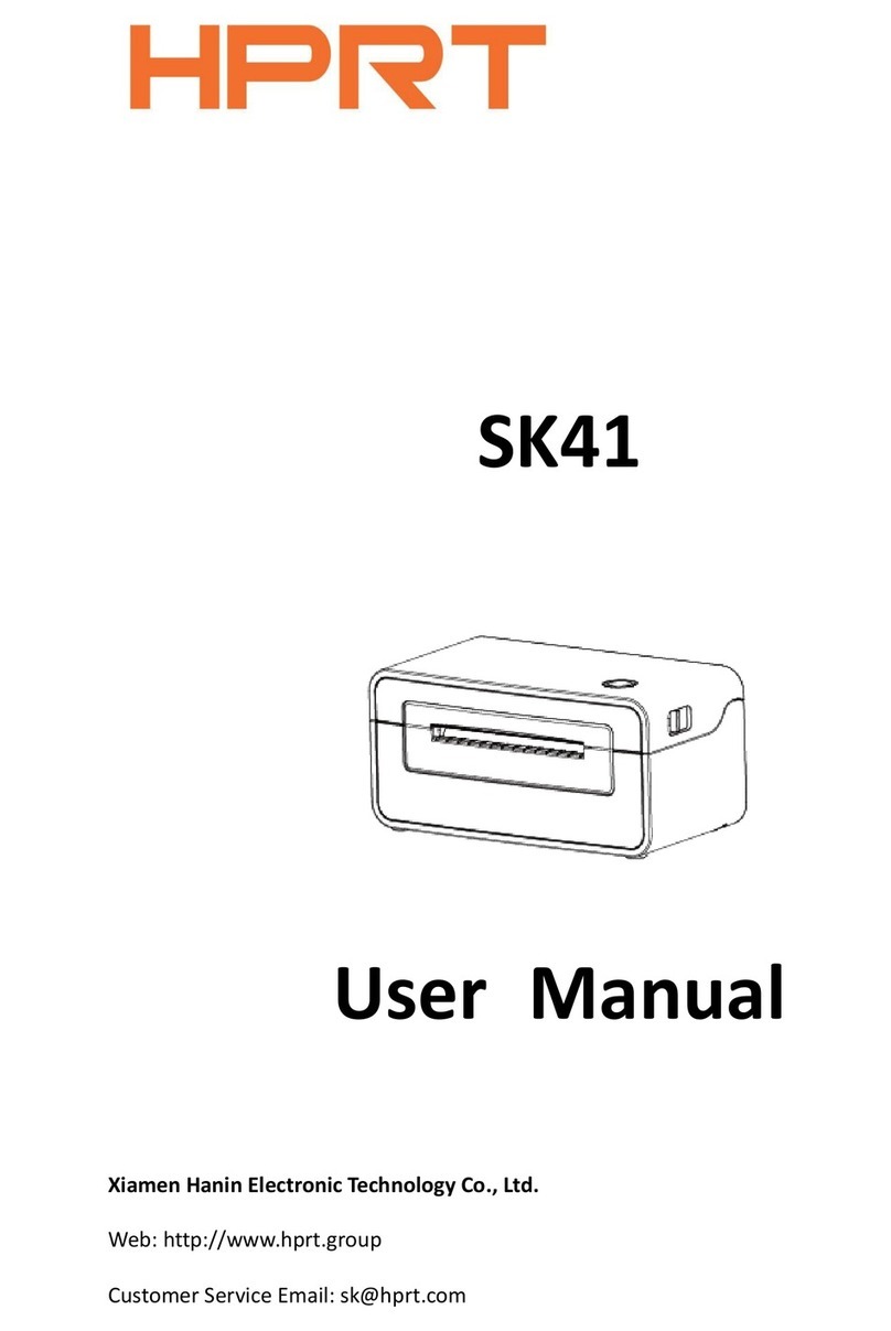 HPRT SK41 User manual