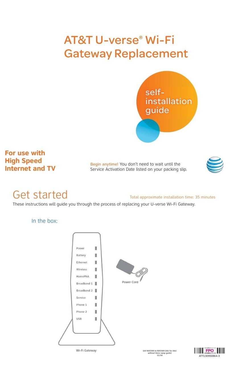 AT&T U-verse TV User manual