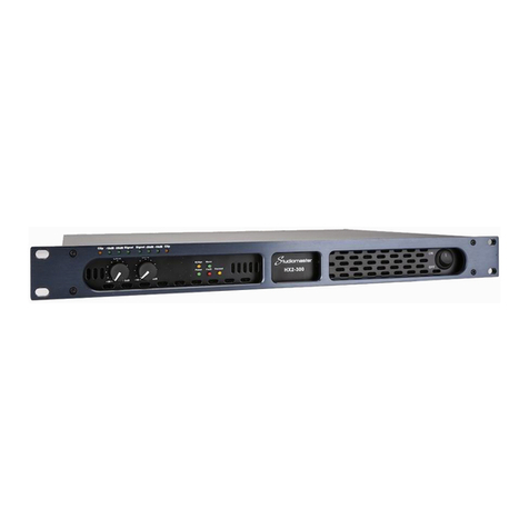 Studiomaster HX Series User manual Studiomaster HX Series User manual