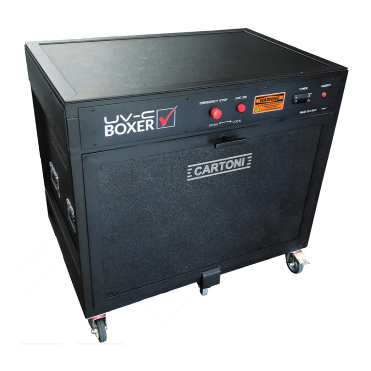 Cartoni UV-C BOXER User Manual/Maintenance