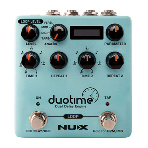 nux duotime NDD-6 owner's manual