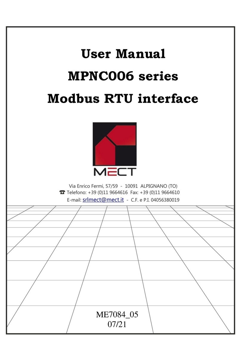 Mect MPNC006 Series user manual