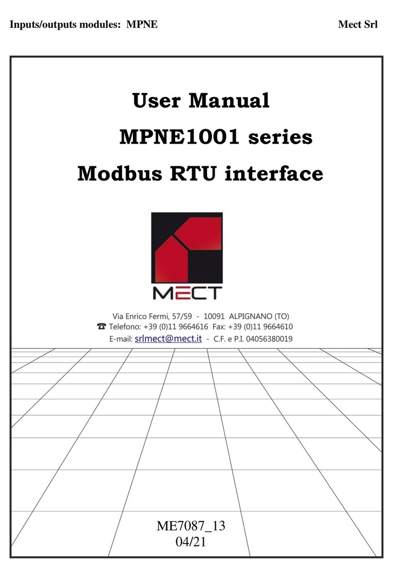 Mect MPNE1001 Series user manual