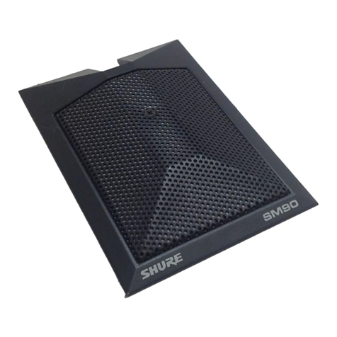 Shure SM90 Instruction manual