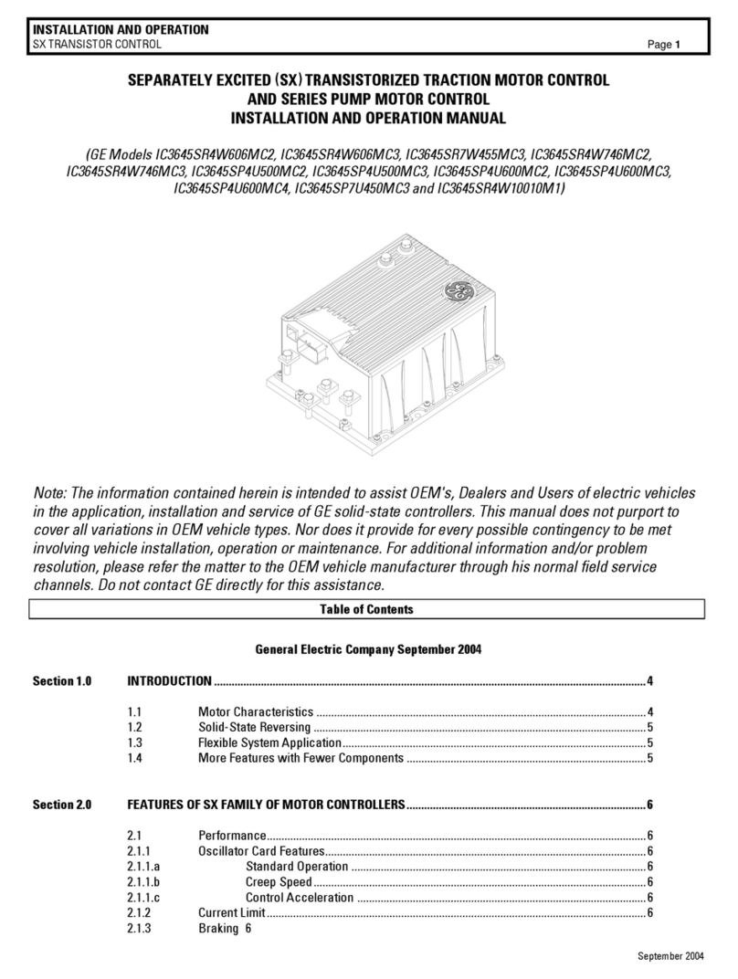 GE IC3645SR4W606MC2 Installation and operation manual
