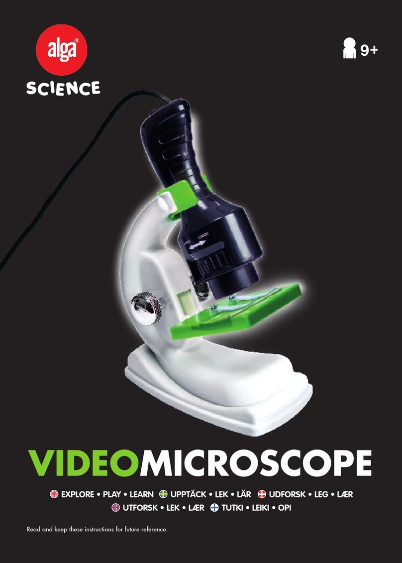 Alga Science VIDEOMICROSCOPE manual