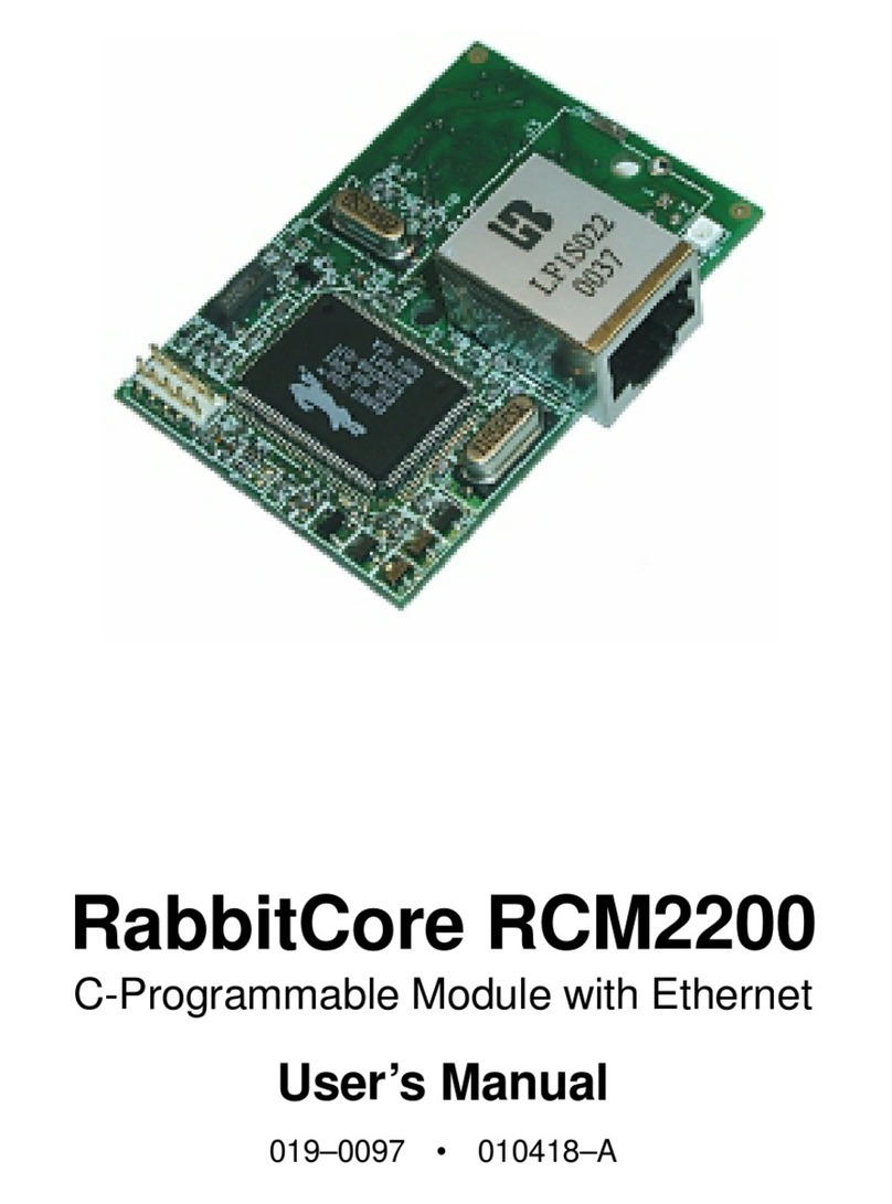 RabbitCore RCM2200 user manual