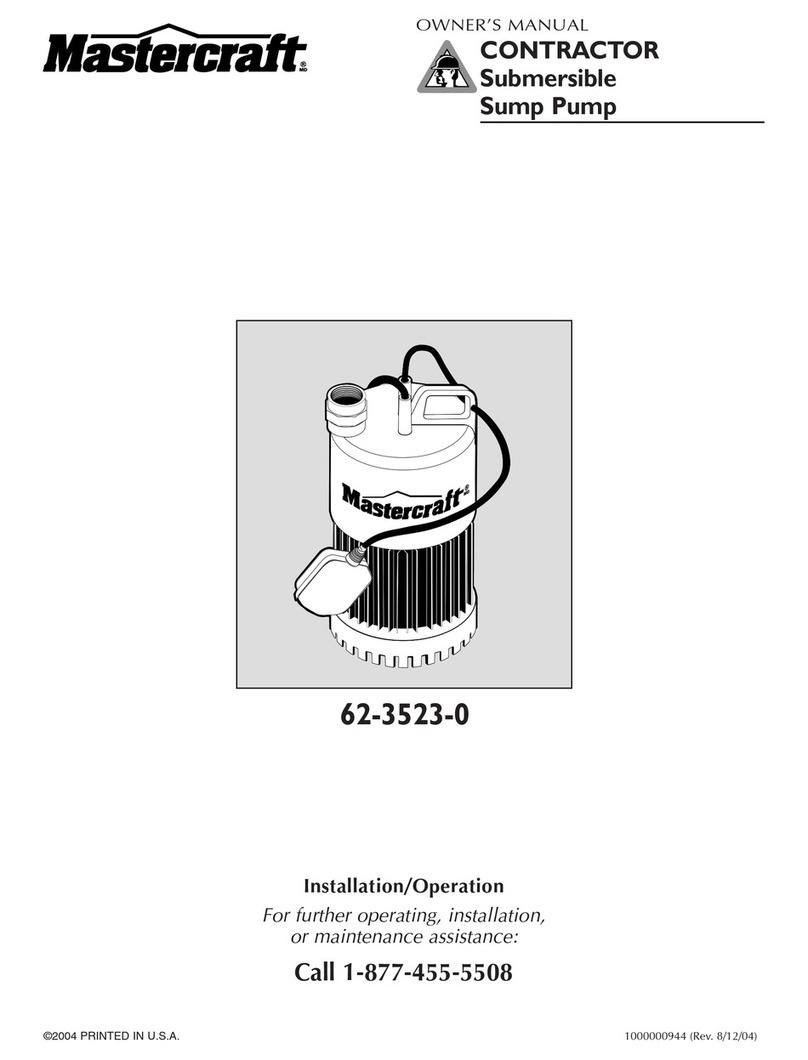 MasterCraft 62-3523-0 User manual MasterCraft 62-3523-0 User manual