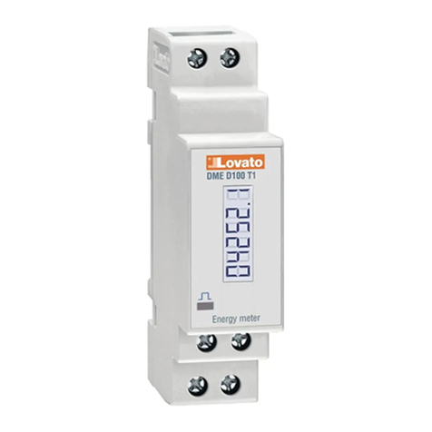 LOVATO ELECTRIC DME D100 T1 MID instruction manual