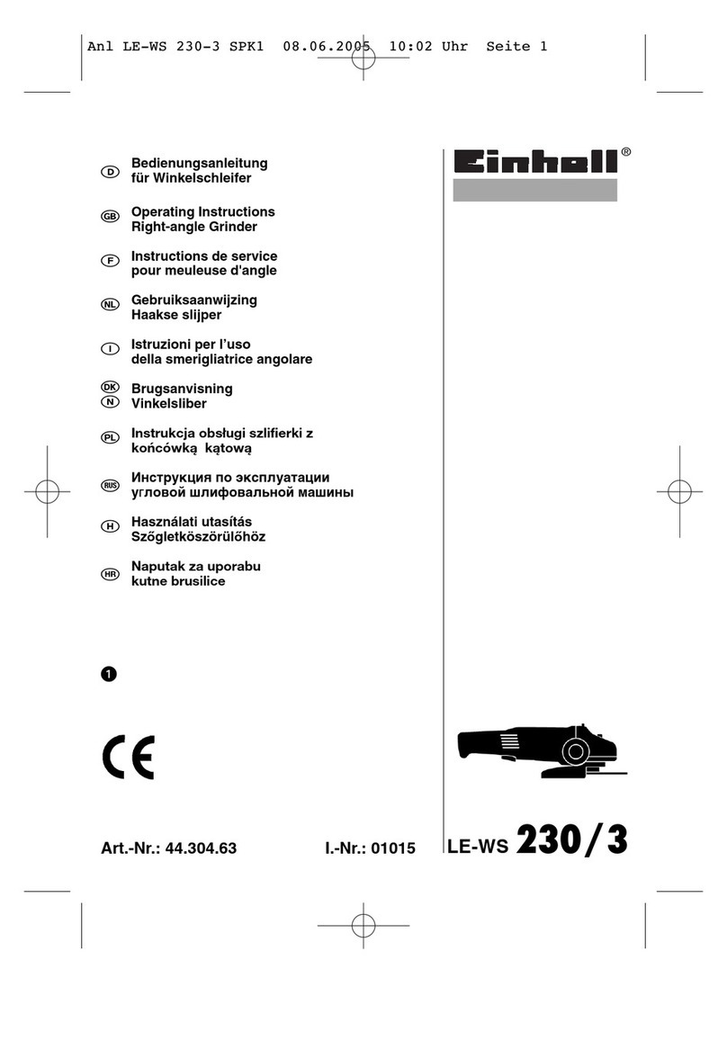 EINHELL LE-WS 230/3 operating instructions