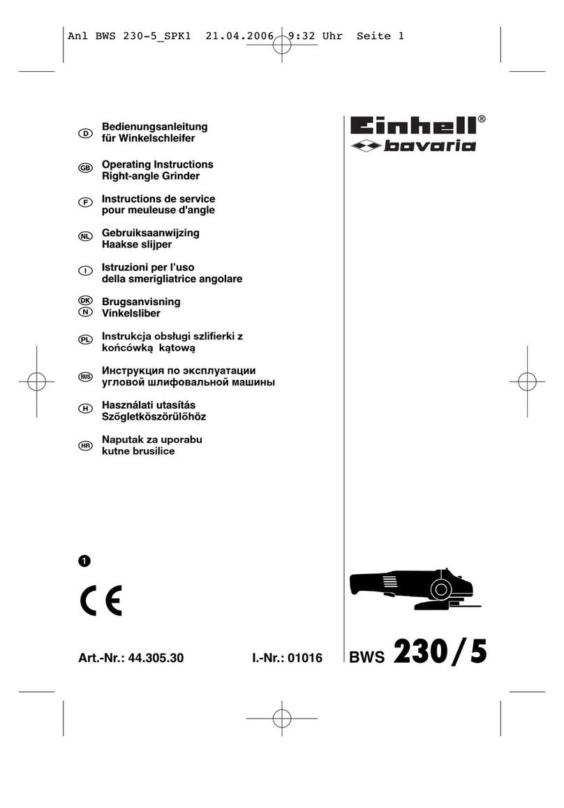 EINHELL Bavaria BWS 230/5 User manual