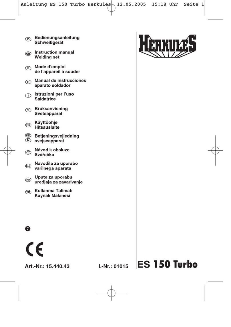 HERKULES ES 150 Turbo instruction manual HERKULES ES 150 Turbo instruction manual