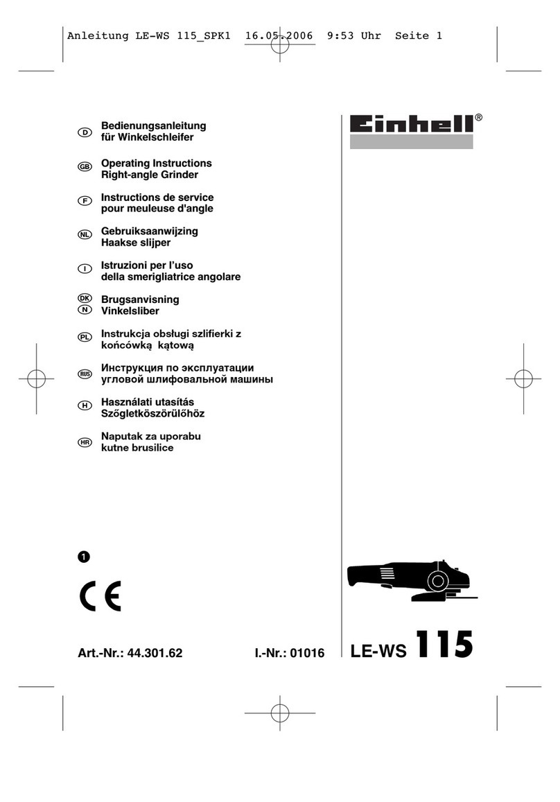 EINHELL LE-WS 115 operating instructions