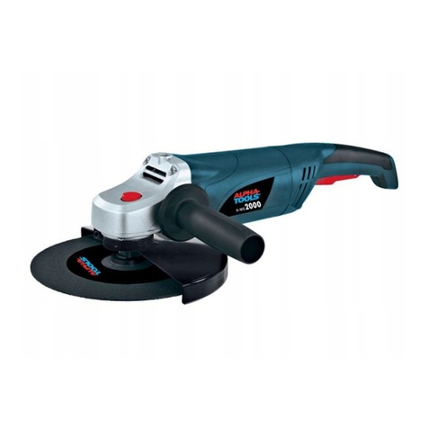 Alpha tools WS 230 operating instructions