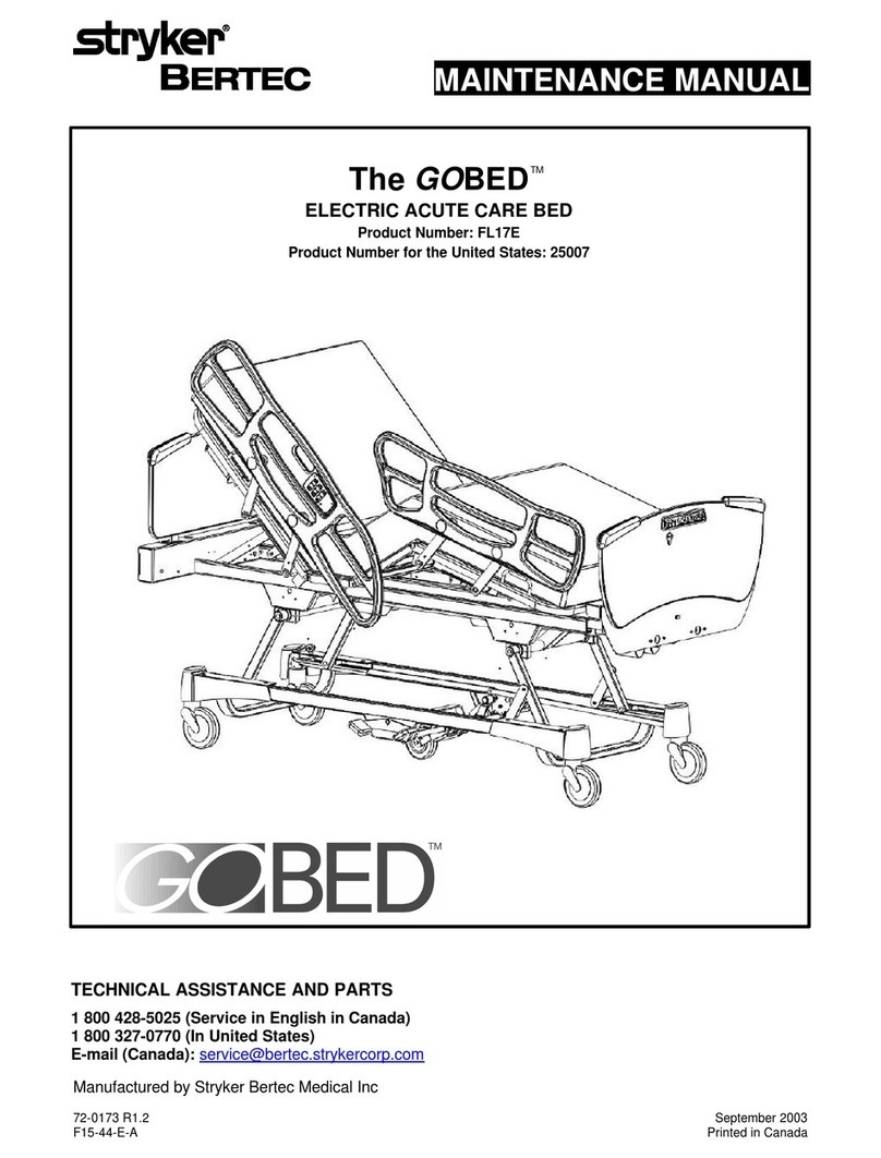 Stryker GOBED FL17E User manual