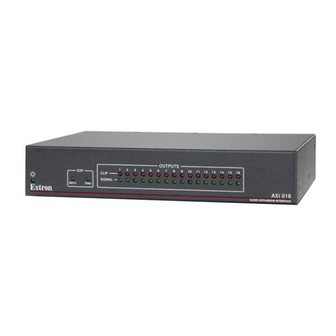 Extron electronics AXI 016 Setup guide