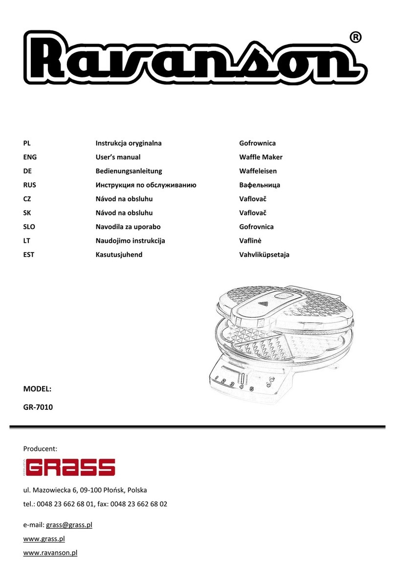 GRASS Ravanson GR-7010 User manual