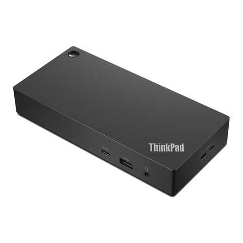 Lenovo ThinkPad Universal USB-C Dock User manual