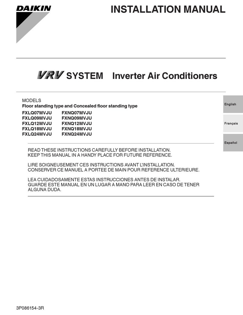 Daikin FXLQ07MVJU User manual