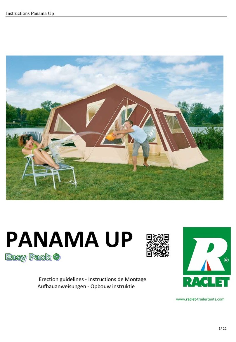 RACLET PANAMA UP Erection guidelines RACLET PANAMA UP Erection guidelines