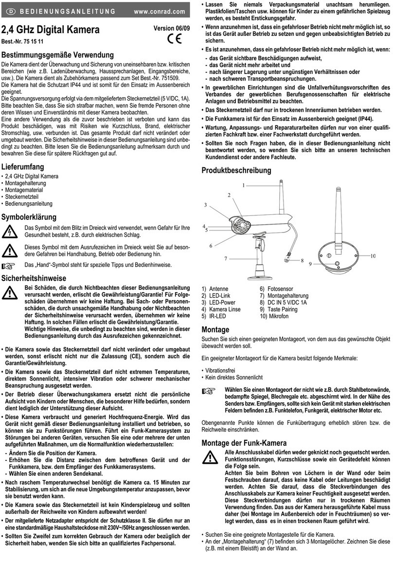 Conrad 75 15 11 operating instructions