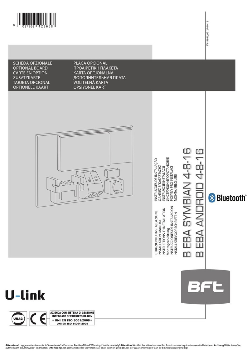 BFT B EBA SYMBIAN 4-8-16 User manual
