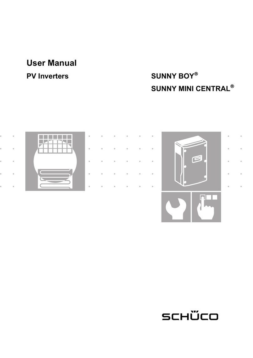 Schüco SUNNY BOY Series user manual