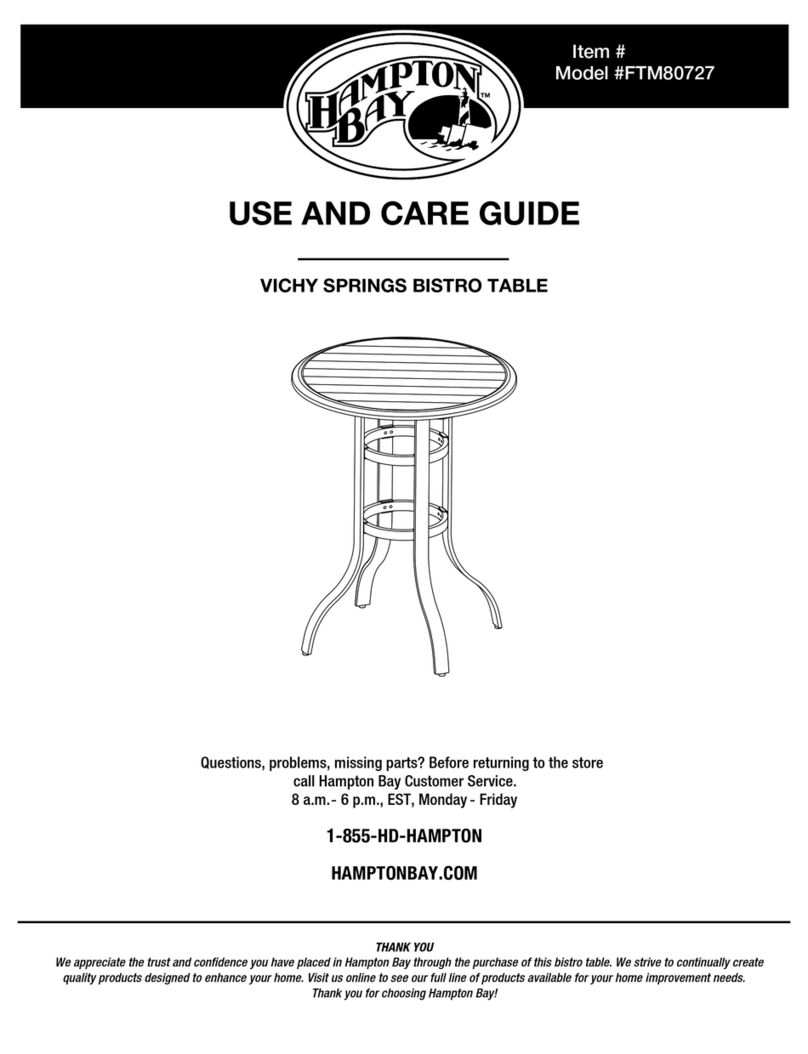 HAMPTON BAY FTM80727 Use and care guide HAMPTON BAY FTM80727 Use and care guide
