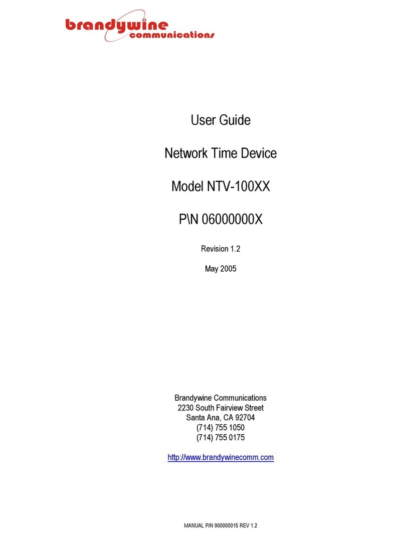 Brandywine NTV-100XX user guide