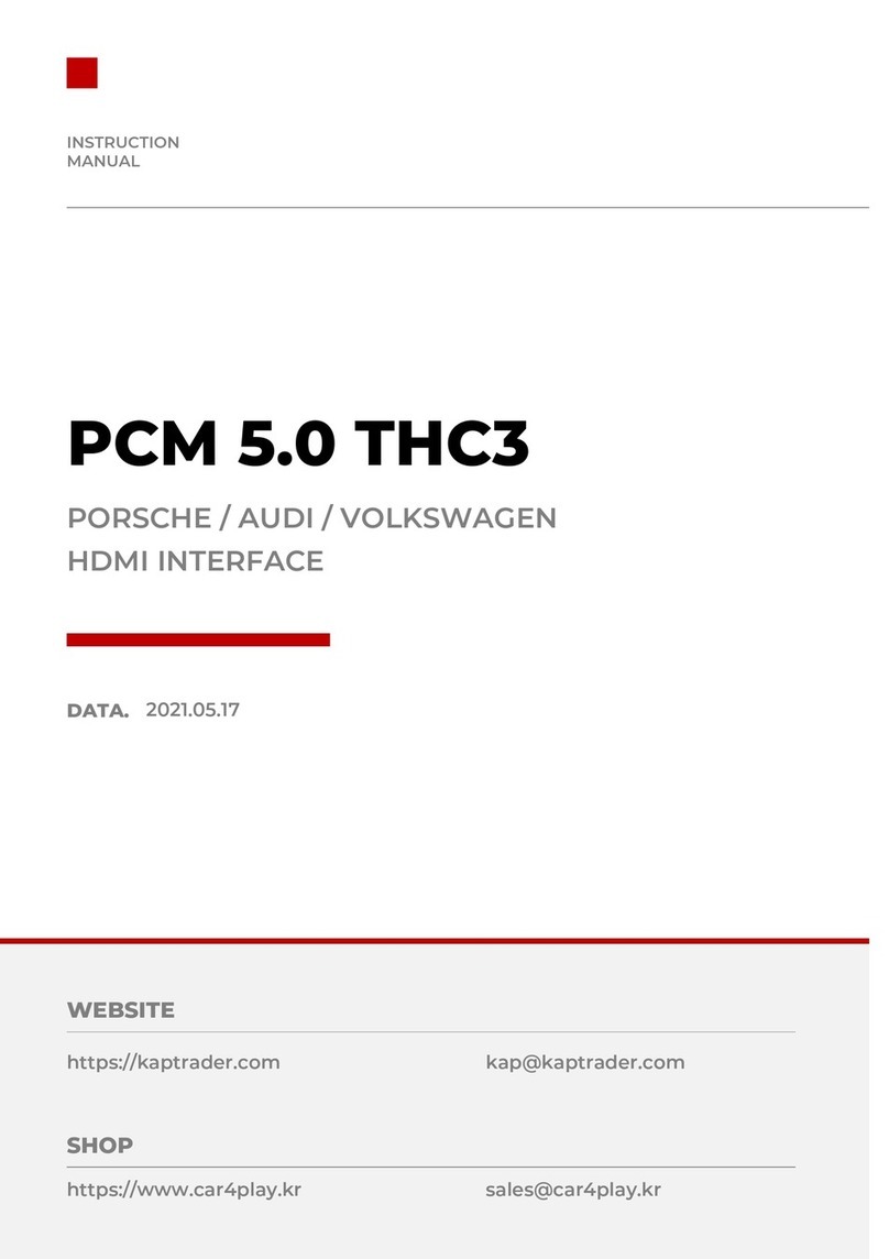 KAP PCM 5.0 THC3 User manual
