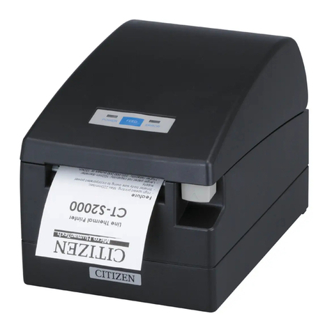 Citizen CT-S2000 User manual