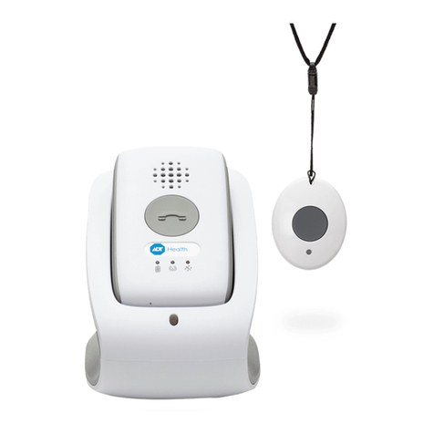 ADT On-The-Go Emergency Response System User manual