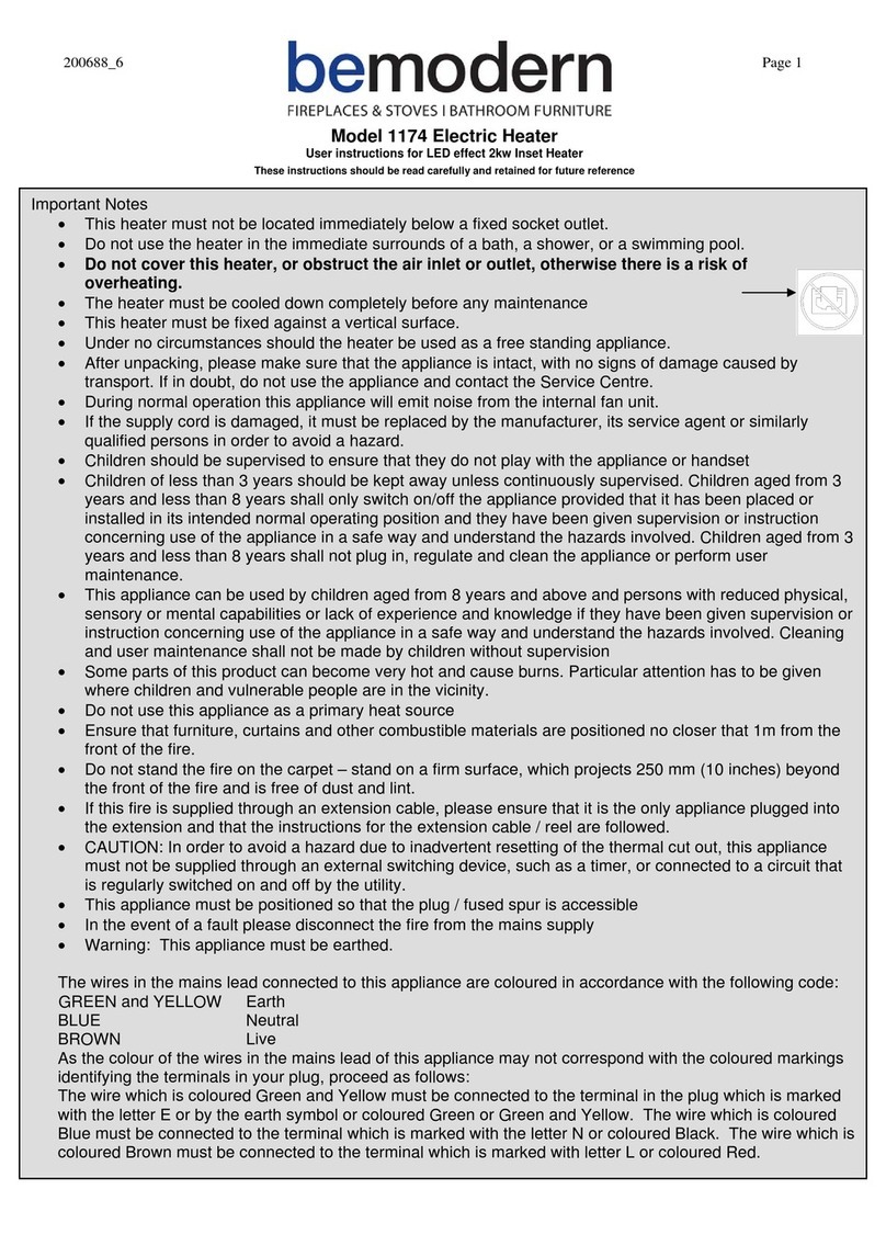 bemodern 1174 Installation instructions