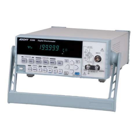 ADCMT 5350 User manual