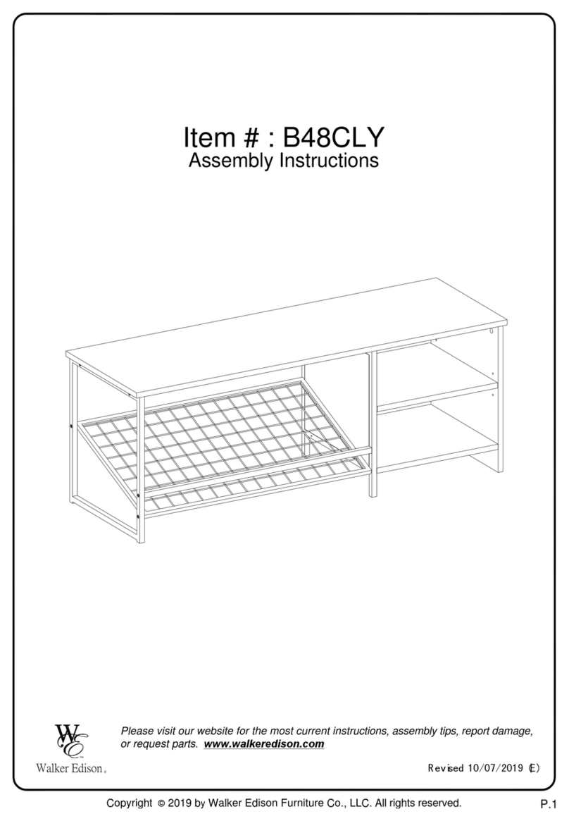 Walker Edison B48CLY User manual Walker Edison B48CLY User manual