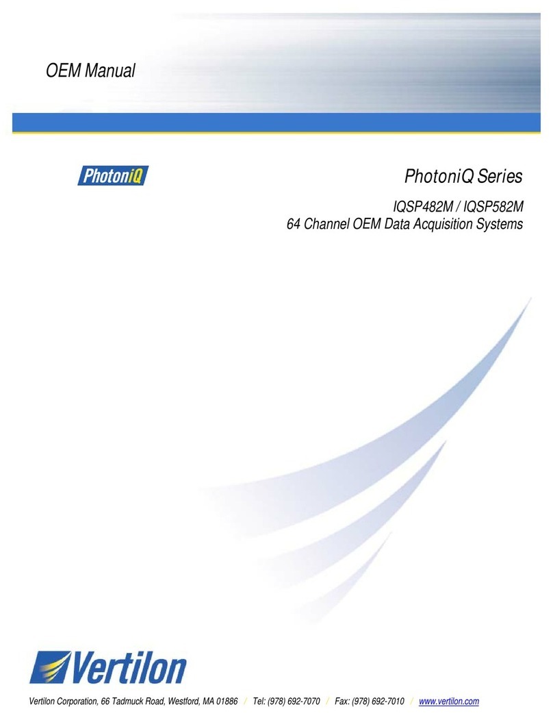 Vertilon PhotoniQ Series User manual Vertilon PhotoniQ Series User manual