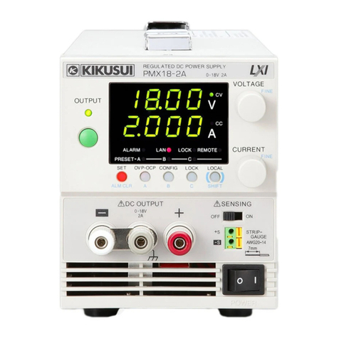 Kikusui PMX-A Series Communication Interface Manual Kikusui PMX-A Series Communication Interface Manual