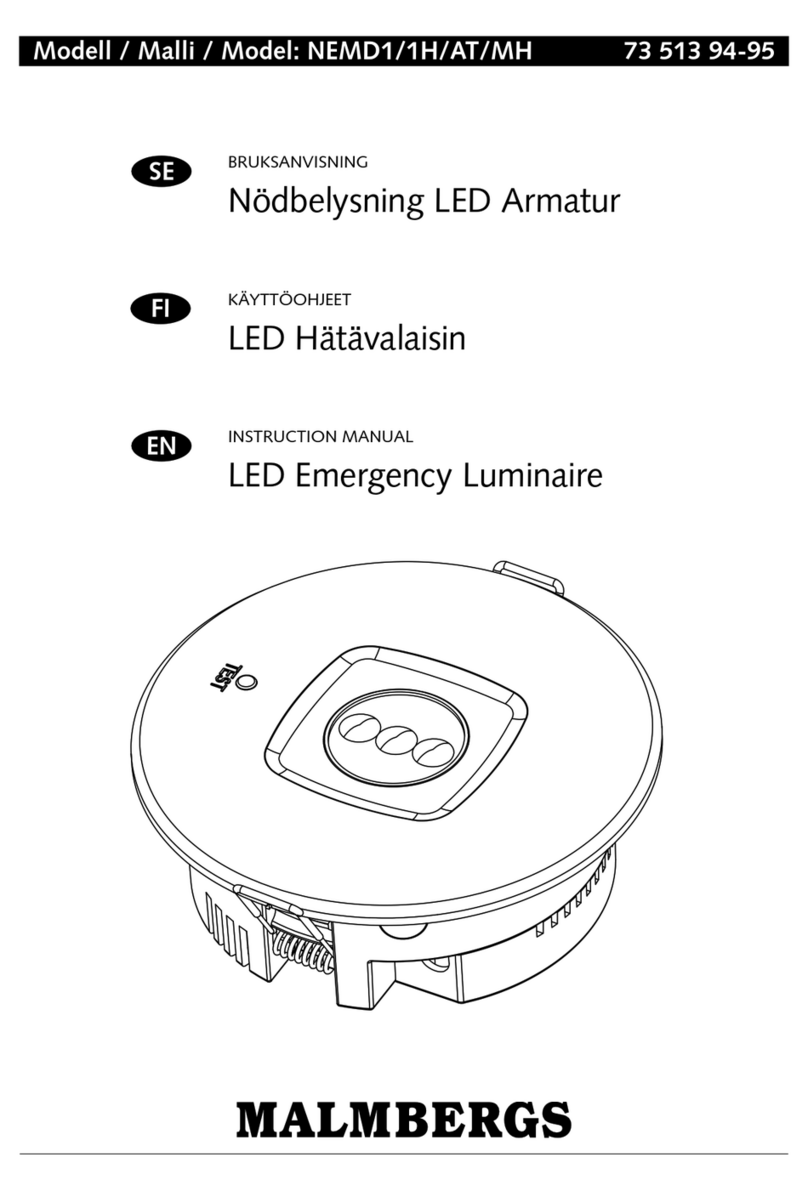 Malmbergs NEMD1 instruction manual
