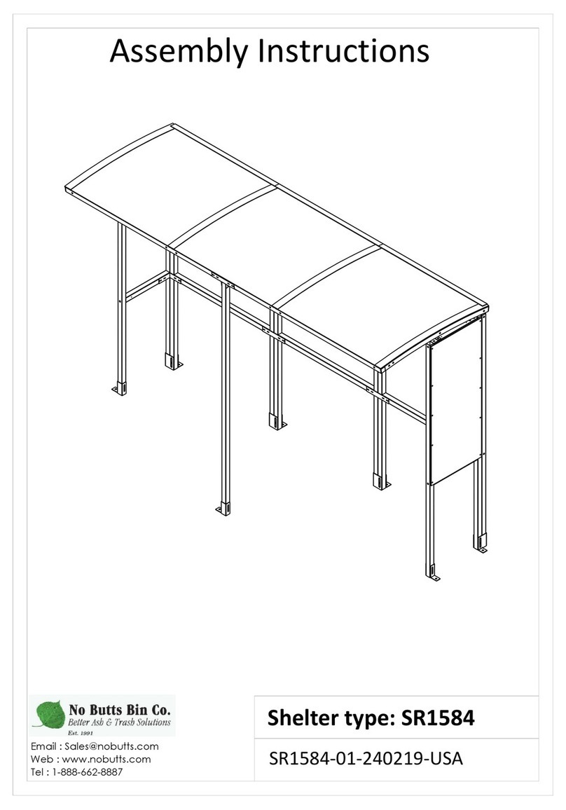 No Butts Bin SR1584 User manual